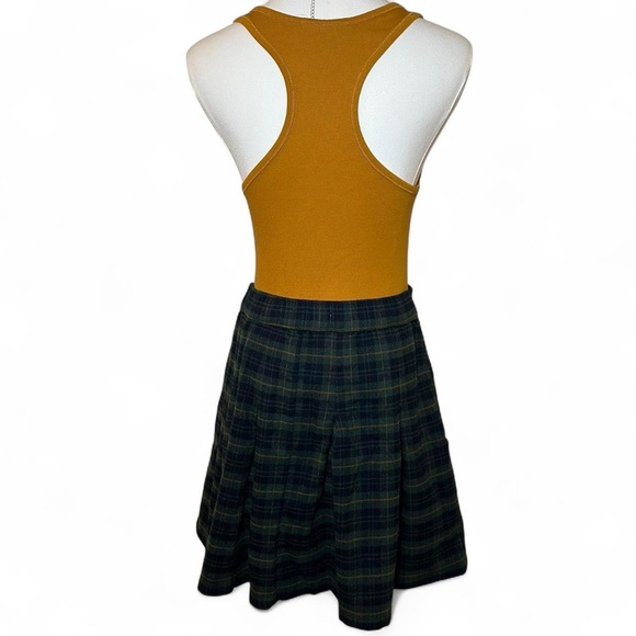 Hollister Tartan Mini Skirt in Green and Blue - Picture 2 of 6